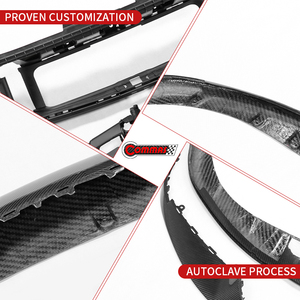 Diffuseur avant de voiture de style Turbo S en fibre de carbone PP de grande qualité pour Porsche Taycan - Product Image 2