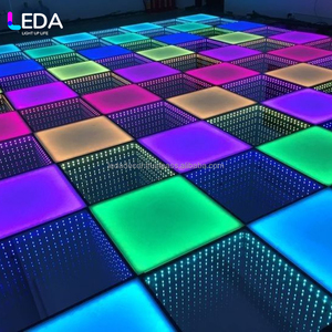 Plancher de danse magnétique LEDA, lumière matricielle LED sans fil, scène de mariage, plateforme, faisceau lumineux blanc, contrôle de la lumière pour les événements, décoration de scène - Product Image 2