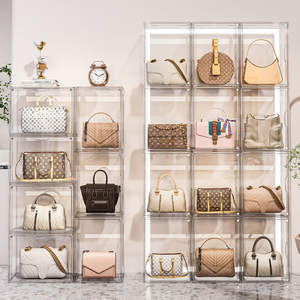 厂家批发女士手提包展示柜磁性透明亚克力包盒 - Product Image 5