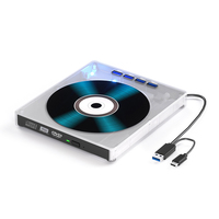 7-1 Multifunctional External Optical Drive Mobile Computer USB CD Disc Player Button Control No Display Home Use