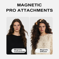 Sèche-cheveux ionique professionnel pour salon, 1600W, moteur BLDC haute vitesse, faible bruit, ventilateur puissant, air chaud et froid, cheveux bouclés, usage domestique