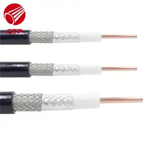 Manufacturer High Frequency LMR400 Coaxial Mine LMR Coax Cable for CCTV CATV Camera Satellite Application