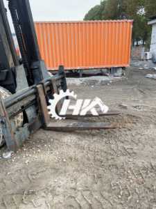 לתלות kui komatsu100 10 טון 90% יפני מקורי חדש עם epa, צ 'ה חקלאית זול משומש komatsu100 מלגזה עבור ליטוף - Product Image 3