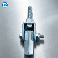 Support pivotant réglable UTT14 électrogalvanisé pour fixation de tuyaux structurels, pièce de suspension de tuyau d'incendie pour toit incliné