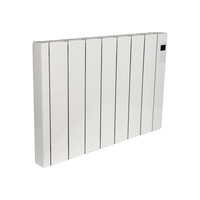 Panneau de chauffage intérieur OEM à affichage numérique et touches tactiles intégrées, blanc, à température constante segmentée, avec noyau céramique
