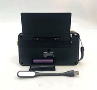 Radio rechargeable Meier M-521BT-S FM AM SW 3 bandes avec énergie solaire, lumière, lecteur MP3 USB SD TF