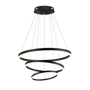 Zeal Lighting candelabro iluminación eje suspendido vidrio soplado luz colgante bombilla Edison - Product Image 1