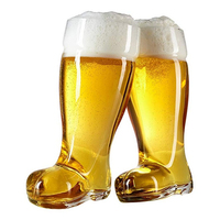 Verre à bière Weihenstephaner allemand de luxe en gros, tasse classique en cristal pour l'Oktoberfest, en vente