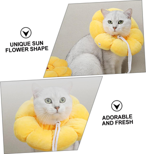 Collar Isabelino para Perros y Gatos, con Diseño Floral, Collar de Recuperación para Gatos, Resistente a la Suciedad, Impermeable, Suave, Collar Cervical para Perros - Product Image 3