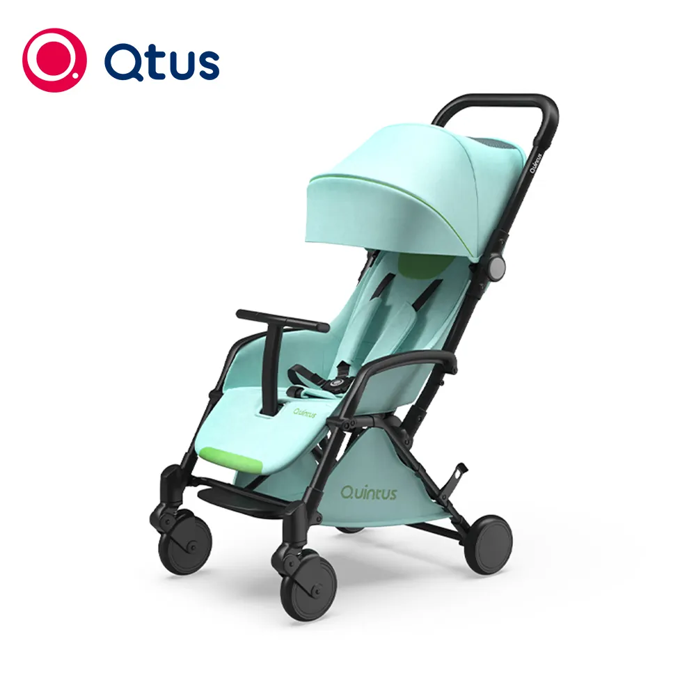 QTUS Tody-cochecito ultraligero, carrito de visión alta, amigable con el vuelo, para recién nacidos, para niños pequeños, OEKO-TEX100, UPF50 +, ruedas de PU