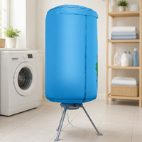 Séchoir à linge pliable télécommandé, fonctionnement facile, machine de séchage électrique