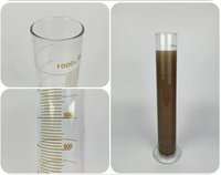 Équipement de laboratoire GLS, cylindre gradué en verre borosilicate 3.3, 1000 ml