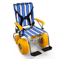 KSM-SW2 Whosale Beach Buggy Fauteuil roulant avec cadre durable et siège de respiration douce Usine OEM pour les stations touristiques