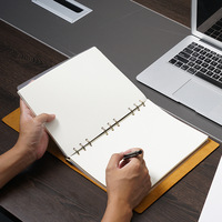 Agent d'expédition directe d'usine, carnet de notes en cuir pleine fleur, carnet de comptes d'entreprise, couverture de livre en cuir, carnet de notes B5