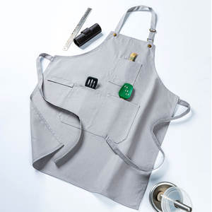 棉围裙清洁防水十字背可调肩带定制标志印花可洗防污耐用 - Product Image 2