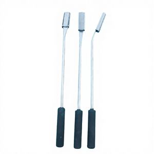 Juego de 3 limas dentales equinas rectas para caballos, instrumentos quirúrgicos manuales, ecológicos, reutilizables, de acero inoxidable 304 - Product Image 2