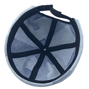 Cappello Senza Visiera in Jeans con Design Personalizzato e Fibbia Posteriore Regolabile - Product Image 4