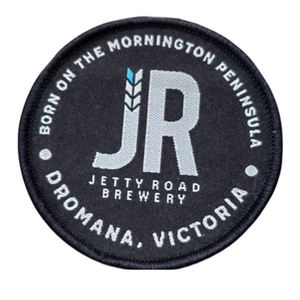 Custom Wholesale Fashion <b>Name</b> Brand Logo Design Damask <b>Label</b> Custom Poker Fold Coat Woven Patches - Product Image 3