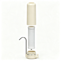 Purificateur d'eau de bureau à ultrafiltration à baril unique, avec élément filtrant composite détachable et robinet de distribution directe