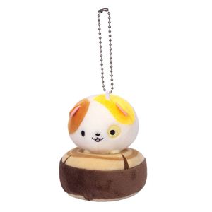 Cartoon Japanese-style Small <b>Cat</b> <b>Plush</b> Toy Girly Heart-Shaped Hanging Ornament 10cm - Product Image 5