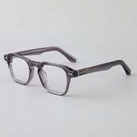 Lunettes de vue Finewell F3303 unisexes, rétro, tendance, ovales, en acétate, monture intégrale, écologiques, anti-lumière bleue, vision claire
