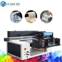 Impresora UV DX5 rollo a rollo totalmente automática de alta resolución con doble LED UV para curado, panel plano, DTF, etiquetas de cristal, impresora A3