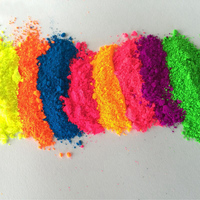 Poudre de pigment néon réactive aux UV lueur dans la lumière noire couleurs vives pour le fard à paupières corporel, maquillage d'halloween de fête de carnaval