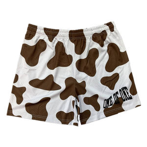 Shorts de <span class=keywords><strong>basket</strong></span>-ball en maille avec patch brodé personnalisé, 100% polyester, shorts de sport pour <span class=keywords><strong>garçons</strong></span>, shorts de jogging, shorts de surf par sublimation - Product Image 2