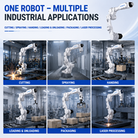 Bras robotique industriel FOBOT Mr12z-1550 à 6 axes, charge utile de 12 kg, portée de 1550 mm pour les intégrateurs de systèmes de traitement et de découpe laser