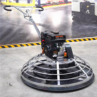 AJZN CT436 Talocheuse à béton thermique 1m 5.5-7HP 220V Machine de finition de sol à rayon de braquage court pour surfaces en ciment
