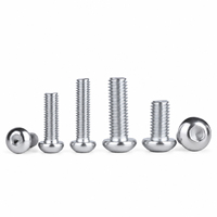 Vis à tête fraisée en acier au carbone ISO 7380 DIN 7380 ASME B18.3.4M, zinguées, pour extrusions en aluminium