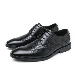 <strong>Blue</strong> black brown color <strong>brogue</strong> business formal wedding dress shoes for <strong>men</strong> - Product Image 6