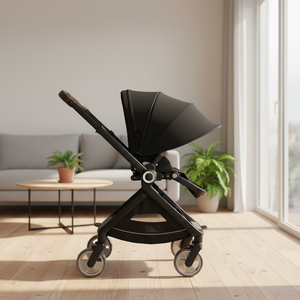 <span class=keywords><strong>Poussette</strong></span> de luxe 3 en 1 <span class=keywords><strong>avec</strong></span> siège auto et <span class=keywords><strong>nacelle</strong></span> pliable, cadre en alliage d'aluminium personnalisé en usine, conforme à la norme EN1888, de bonne qualité - Product Image 1