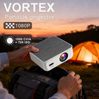 Mini Projecteur 1000CVIA 4K HD LED WIFI Cinéma Maison 300'' Vidéoprojecteur Portable