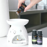 10 ml Huiles Essentielles d'Aromathérapie Naturelles Hydratantes Orange Eucalyptus Lavande Arbre à Thé Menthe Poivrée Fraîche Douce Peau Corps