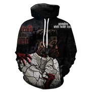 Sweat-shirts imprimés en 3D pour hommes, rappeur Youngboy, impression numérique 3D, tailles grandes, imprimés sur toute la surface, vêtements de style rap et hip-hop