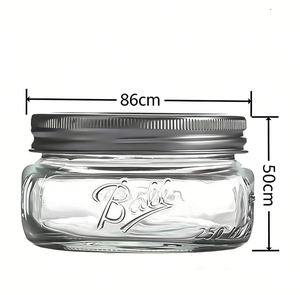 Pot Mason en verre rond de 125 ml (4 oz) à ouverture standard, idéal <span class=keywords><strong>pour</strong></span> la décoration de bureau et d'étude, également <span class=keywords><strong>pour</strong></span> le stockage – Vente en gros OEM/ODM - Product Image 6