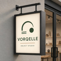 Logo LED en acrylique avec lettres à brancher, signalétique directionnelle intérieure, enseignes publicitaires personnalisées en acier inoxydable pour entreprises