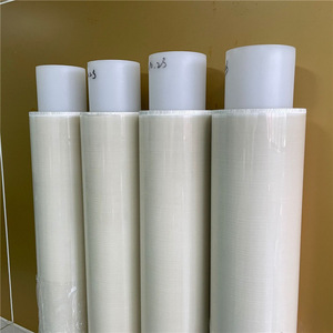 Fiberglass Cloth <b>Tape</b> 500mm Width 0.02mm-0.2mm Thickness High Temperature Resistance <b>White</b> Color - Product Image 1