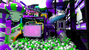 Trẻ em nhảy công viên thương mại Tùy chỉnh Công viên Trampoline công viên giải trí thiết bị sân chơi trong nhà với chiến binh Ninja - Product Image 6