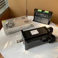 Nema 34 Hybrid Open Loop Motor Stepper 2-Phase 86HS150 dengan 14mm poros 12N.m 6A 4-Lead mesin DC torsi tinggi untuk CNC Router