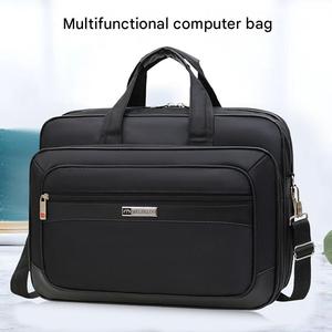 Maletín de Negocios Oxford Impermeable de Gran Capacidad para Portátil de 15.6 Pulgadas, Funda de Hombro para Hombre y Mujer, Bolsa de Nylon para Portátil - Product Image 1