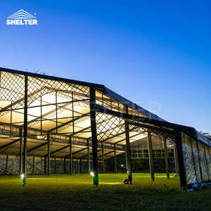 Carpa Banquete Aluminio Marco <span class=keywords><strong>Negro</strong></span> Carpas Mer Parée De Cristal Carpas Comerciales Para Eventos - Product Image 6