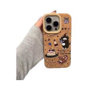 Étui de téléphone imprimé chien en <span class=keywords><strong>cuir</strong></span> de dessin animé à la mode pour iphone16 16pm 15pm étui de protection 14 13pro 12 <span class=keywords><strong>11</strong></span> <span class=keywords><strong>coque</strong></span> - Product Image 5