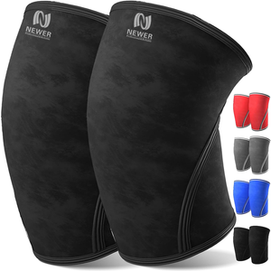 Logo personnalisé, haltérophilie, sport, gymnastique, fitness, support de protection réglable en néoprène, <span class=keywords><strong>squat</strong></span>, 5mm, 7mm, <span class=keywords><strong>genouillère</strong></span> - Product Image 4