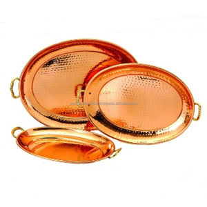 Bandeja para servir chocolate en cobre con diseño simple, perfecta para uso personalizado en la cocina y un elegante servicio de horneado - Product Image 6