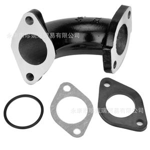 Collecteur d'admission Zongshen 56-2 pour moto tout-terrain 125-160cc, en fonte noire, pièce du compartiment moteur - Product Image 5