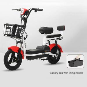 Kleine Elektroroller für Stadtpendler 350W Zweirad-<span class=keywords><strong>E</strong></span>-Bike Doppelter Weichsitz 48V 20AH <span class=keywords><strong>E</strong></span>-Scooter - Product Image 3