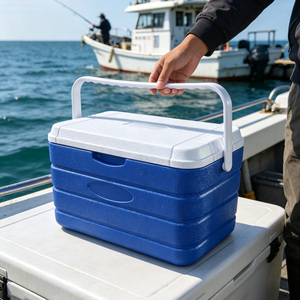 Nevera Portátil de Pesca con Aislamiento de PU de 10L - Mini Caja Refrigeradora para Almacenamiento de Cebo Vivo y Alimentos con Asa - Product Image 1