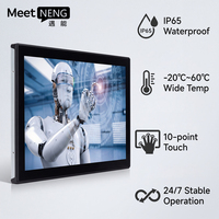 MeetNeng Panel PC Industrial Personalizable de 12 Pulgadas, Pantalla Táctil Android VGA, Montaje en Pared, 1920x1080, Computadora Industrial